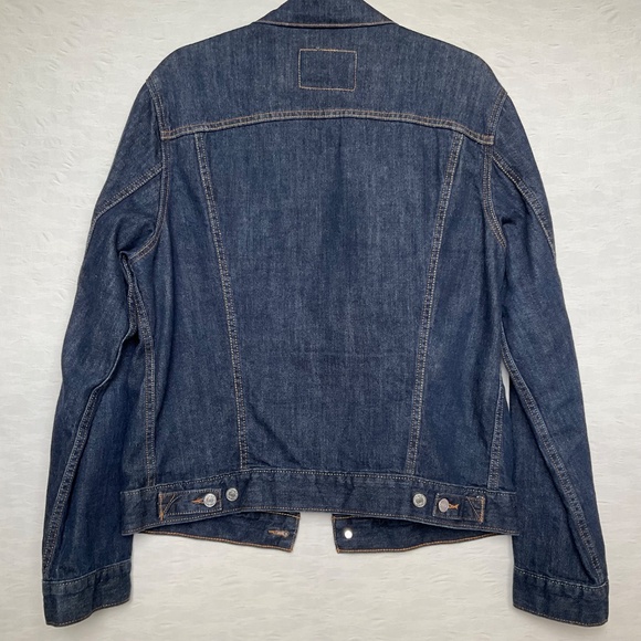 Jean Jacket Denizen from Levi’s Strauss Trucker Jacket Blue Cotton Denim Men’s L - Picture 2 of 12